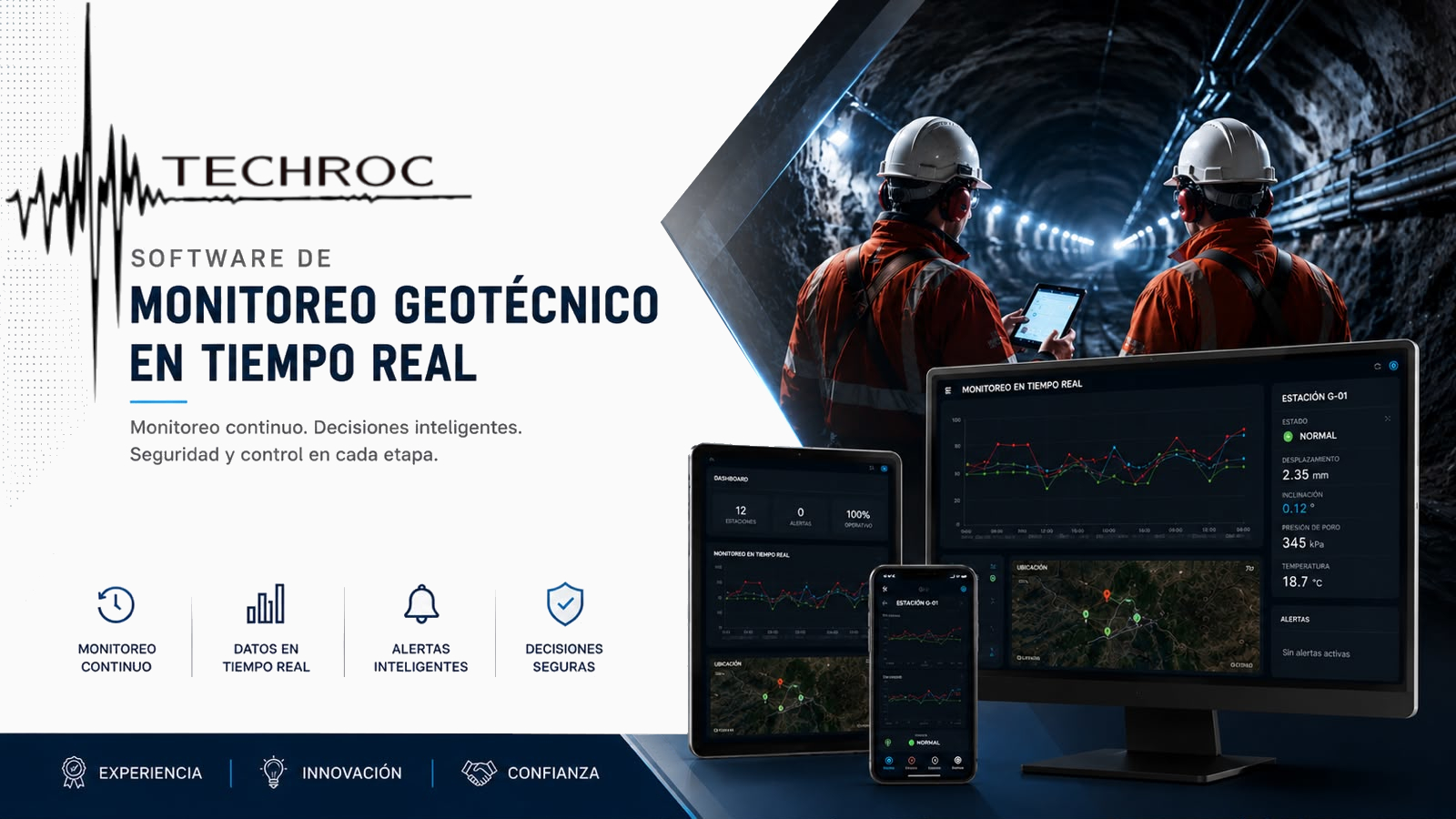 Software de monitoreo geotécnico en tiempo real